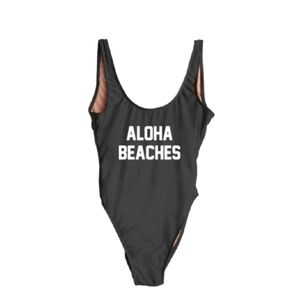 Ravesuits Aloha Beaches High Leg One Piece S/M